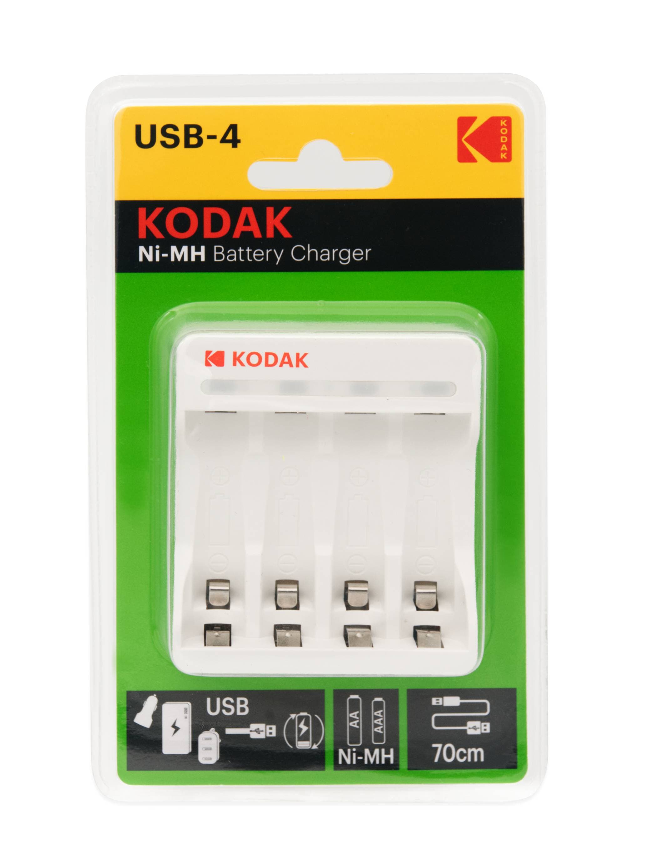 Зарядное устройство для аккумуляторов C8002B USB [K4AA/AAA] (6/24/1200)