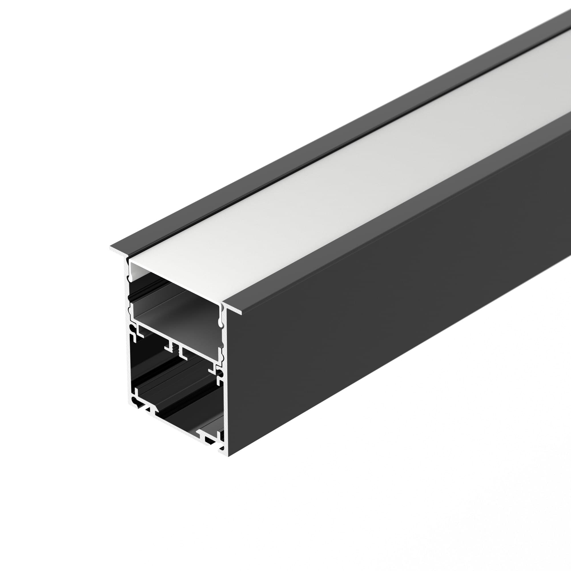 Профиль SL-LINIA52-3L-F-2000 ANOD BLACK (Алюминий)
