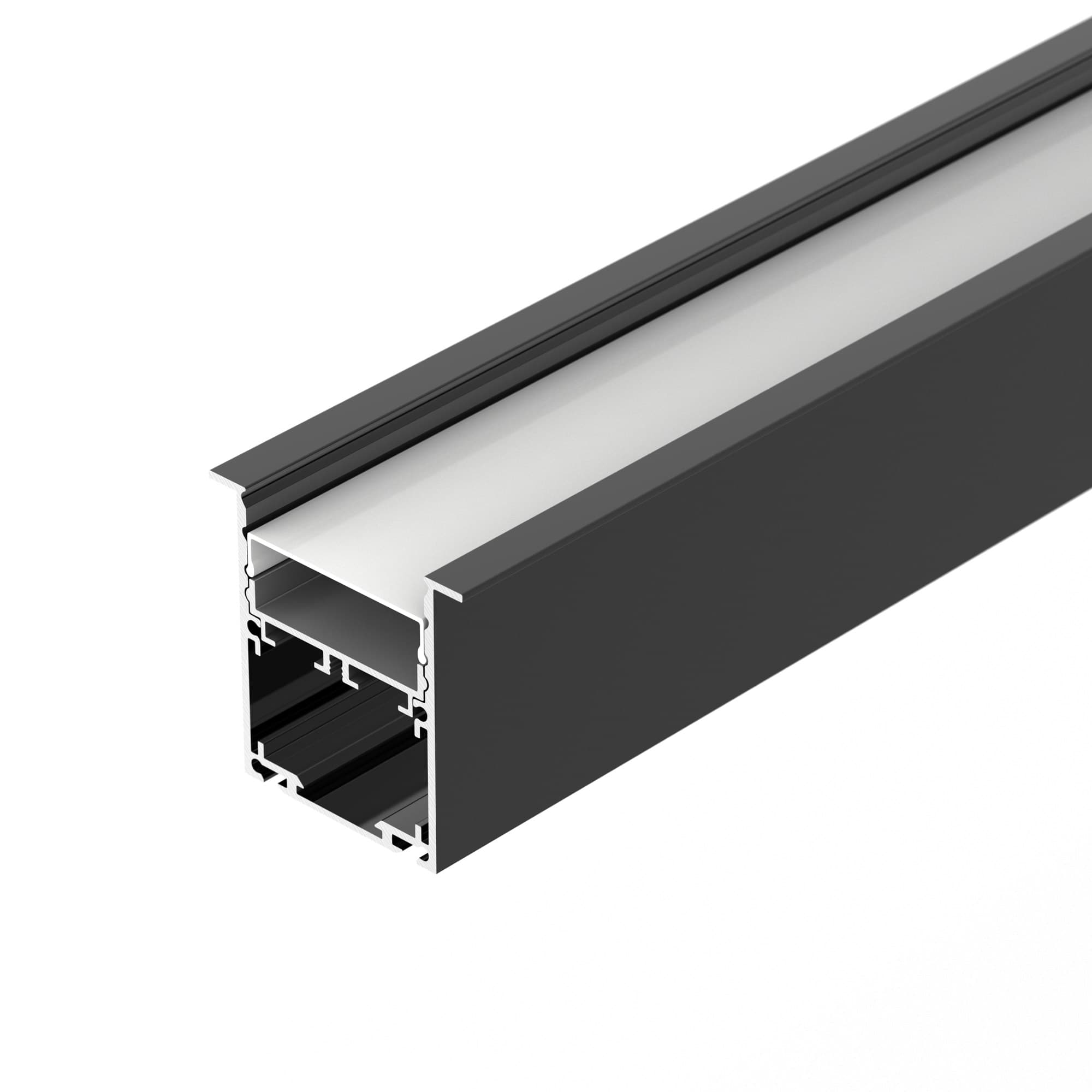 Профиль SL-LINIA52-3L-F-2000 ANOD BLACK (Алюминий)