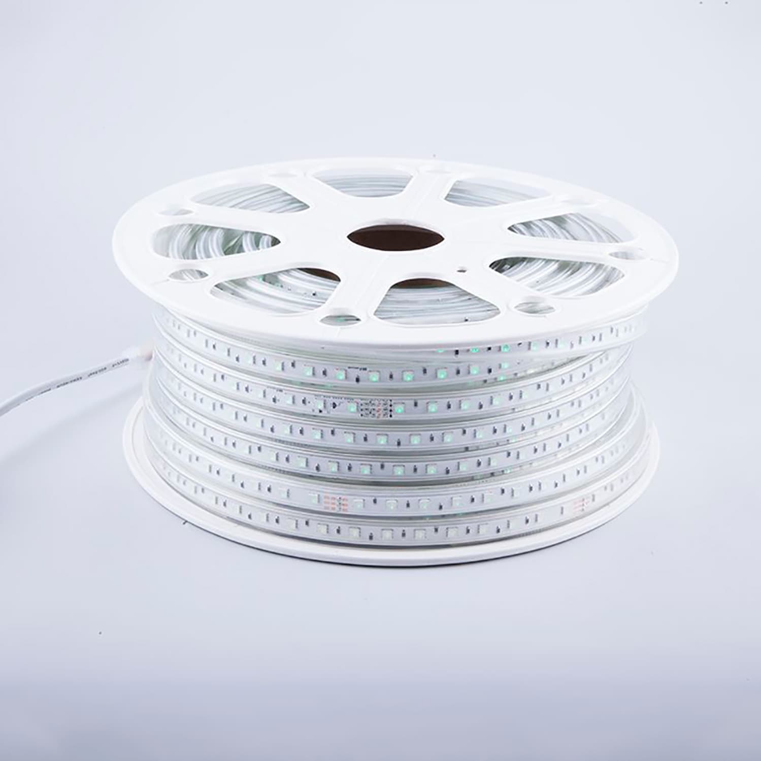 Лента светодиодная 11Вт/м 220В RGB IP65 60LED/м LS706
