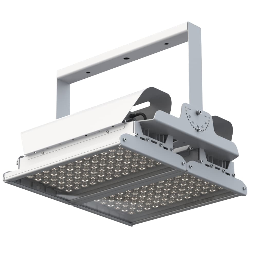 Прожектор светодиодный ДО-300 Вт Эверикс LED-300-Г60.4-IP66-У12/LIRA/840/RAL7035/TG/AC230/D/DALI/G1