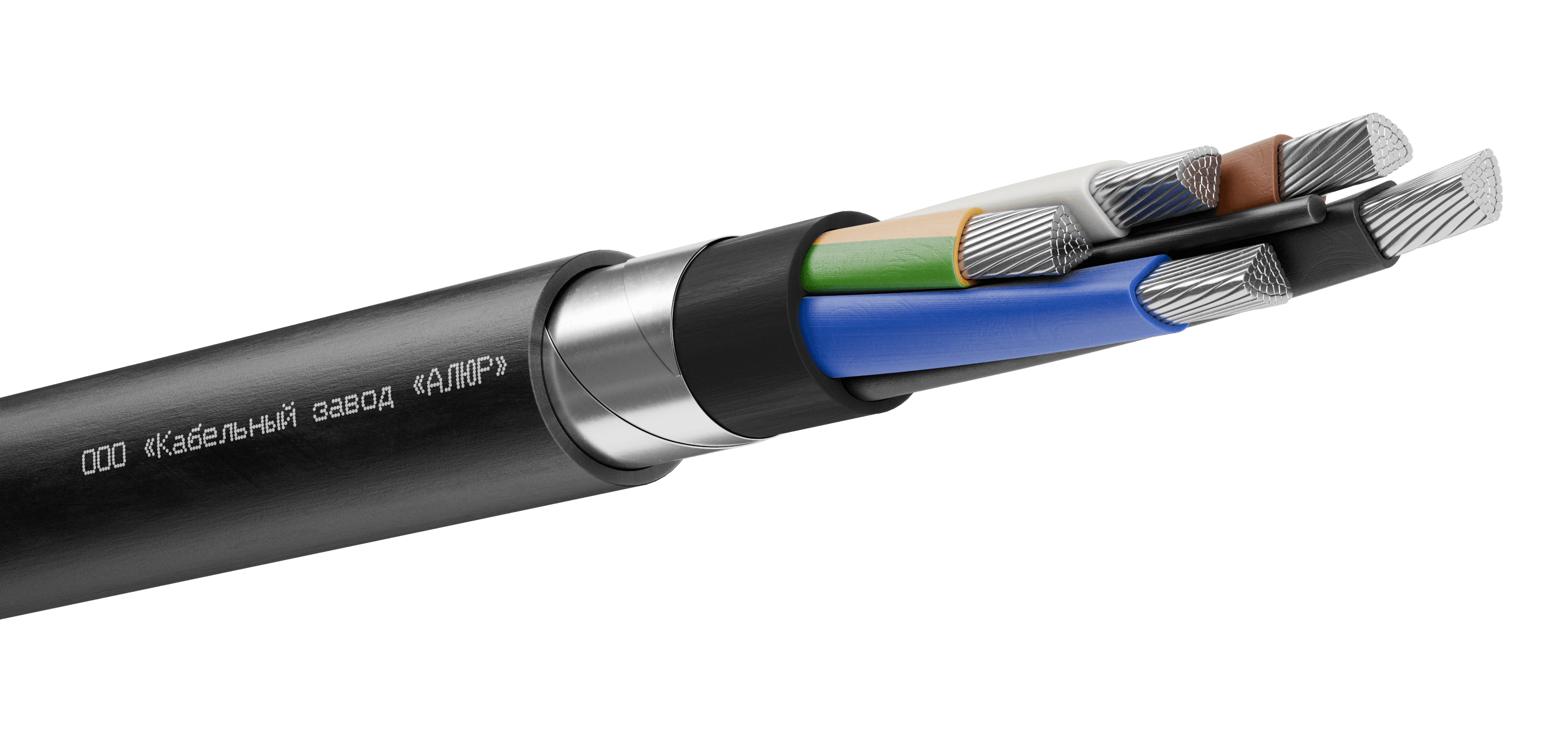 Кабель силовой АВБШвнг(А)-LS 5х185.0 мс(N.РЕ)-1 Ч. бар (ВНИИКП)