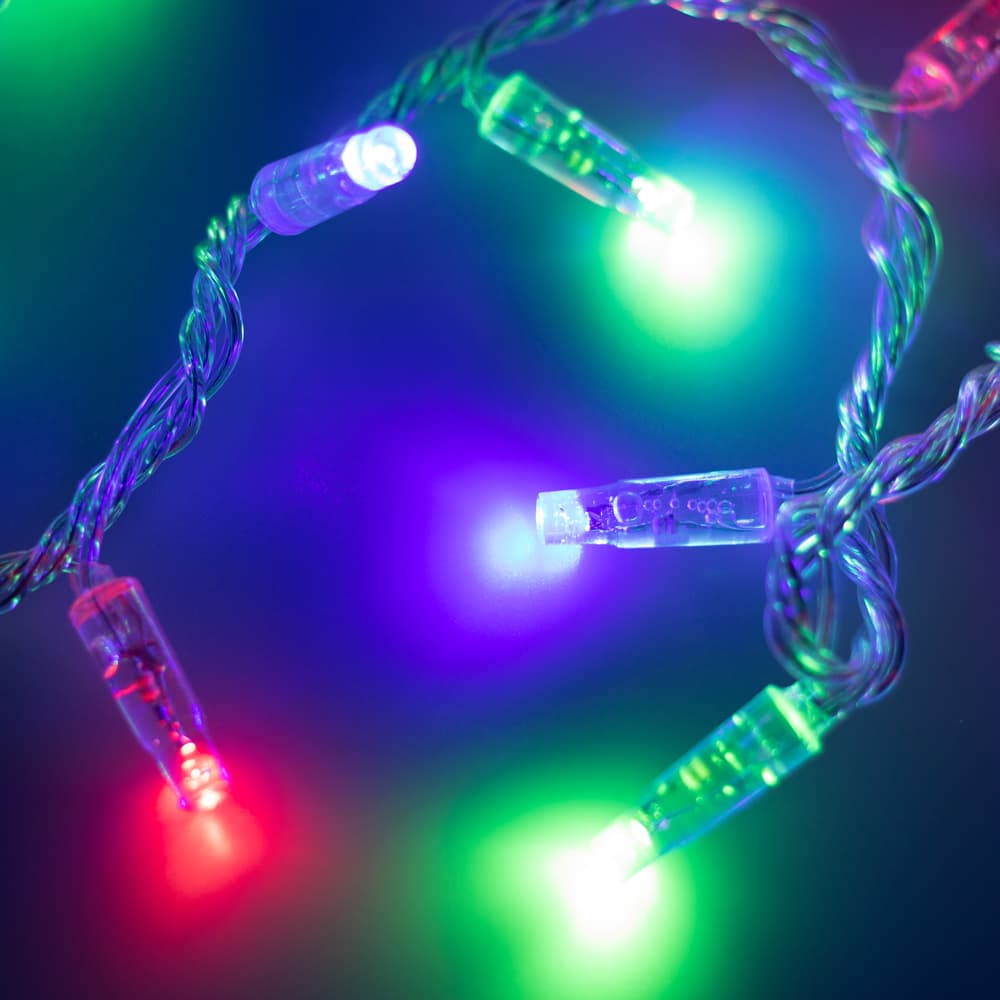 Гирлянда светодиодная декоративная ARD-STRING-CLASSIC-10000-CLEAR-100LED-LIVE RGB 230V, 7W ARDCL, IP65