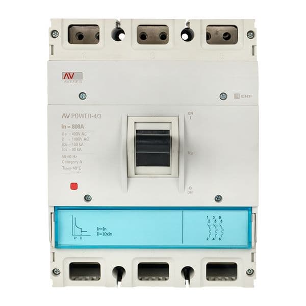 Автоматический выключатель AV POWER-4/3 800А 35kA TR