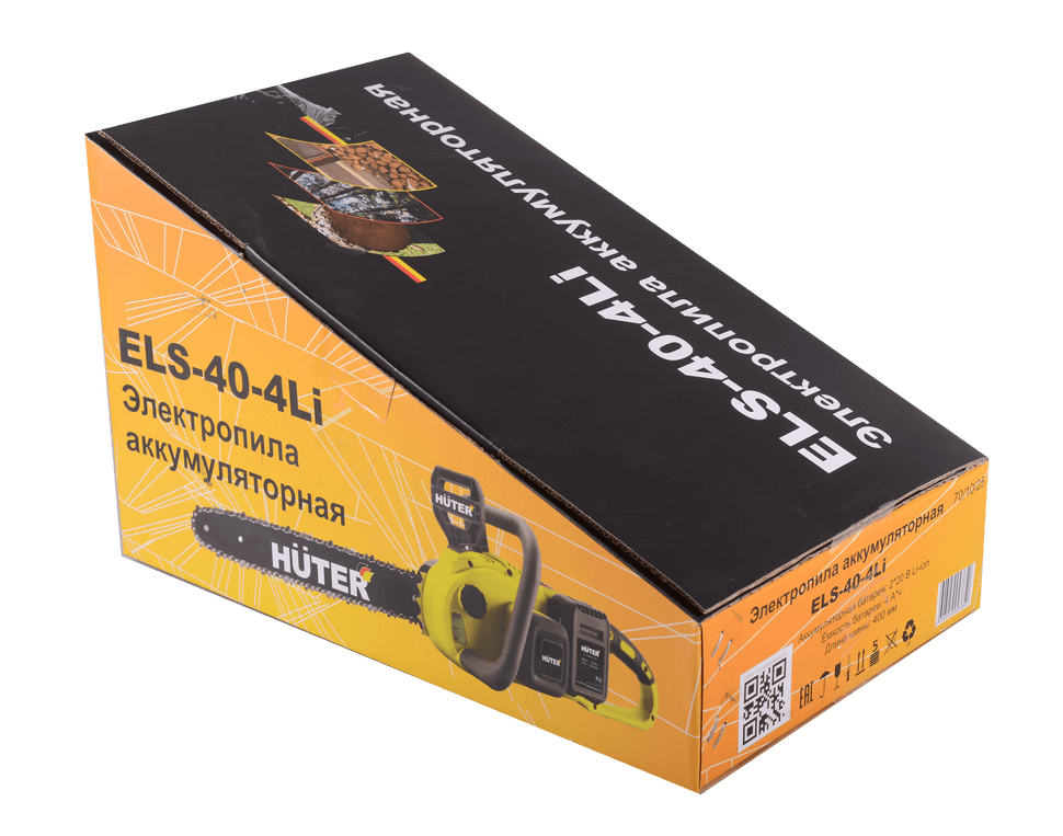 Электропила аккумуляторная ELS-40-4 Li EA+