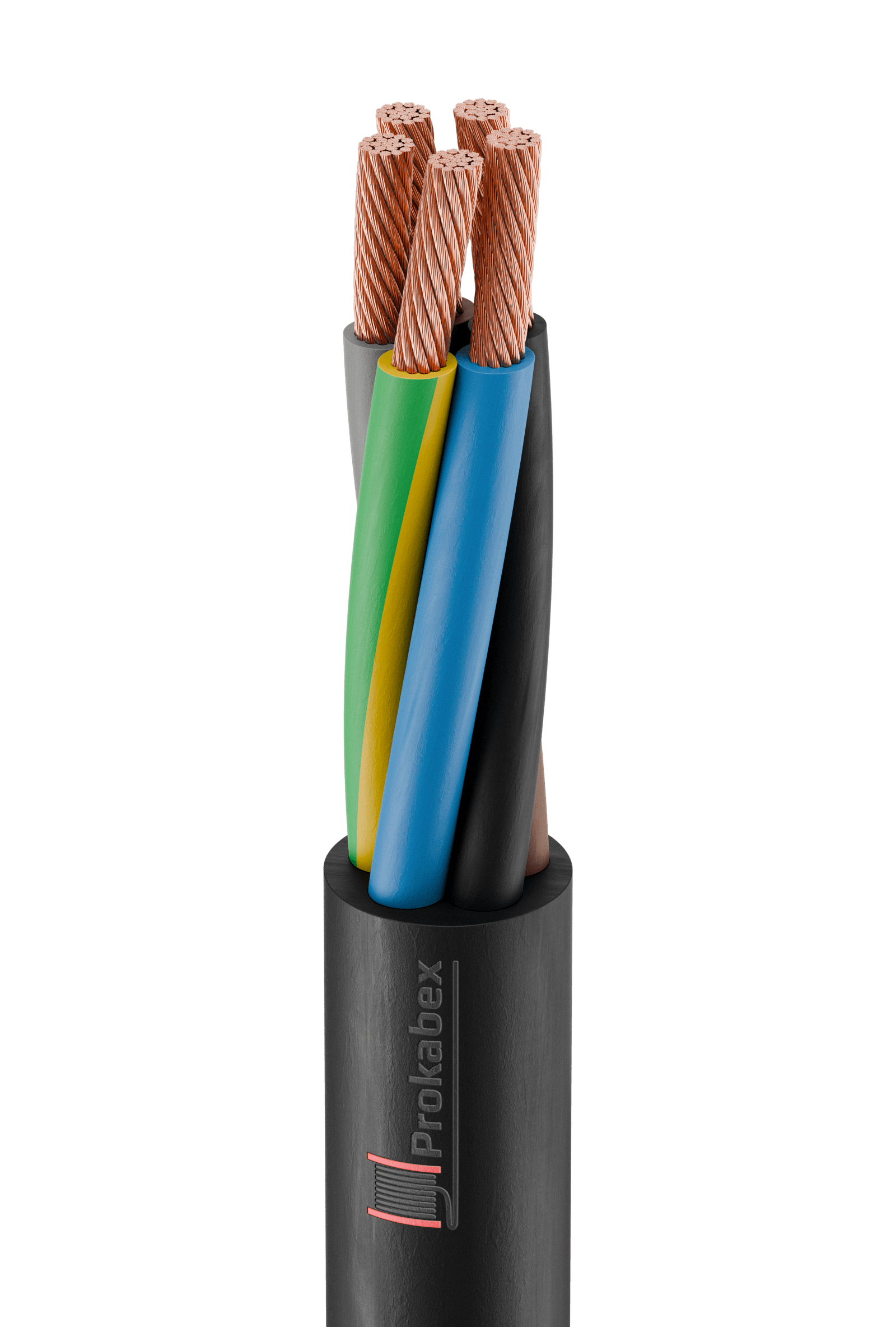 Кабель силовой КГТП-ХЛ 5х95(N,PE)450/750 -2 ТРТС
