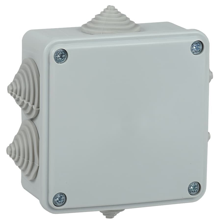 Коробка расп. КМ для о/п 100х100х45мм IP44 6 вв. (7035)