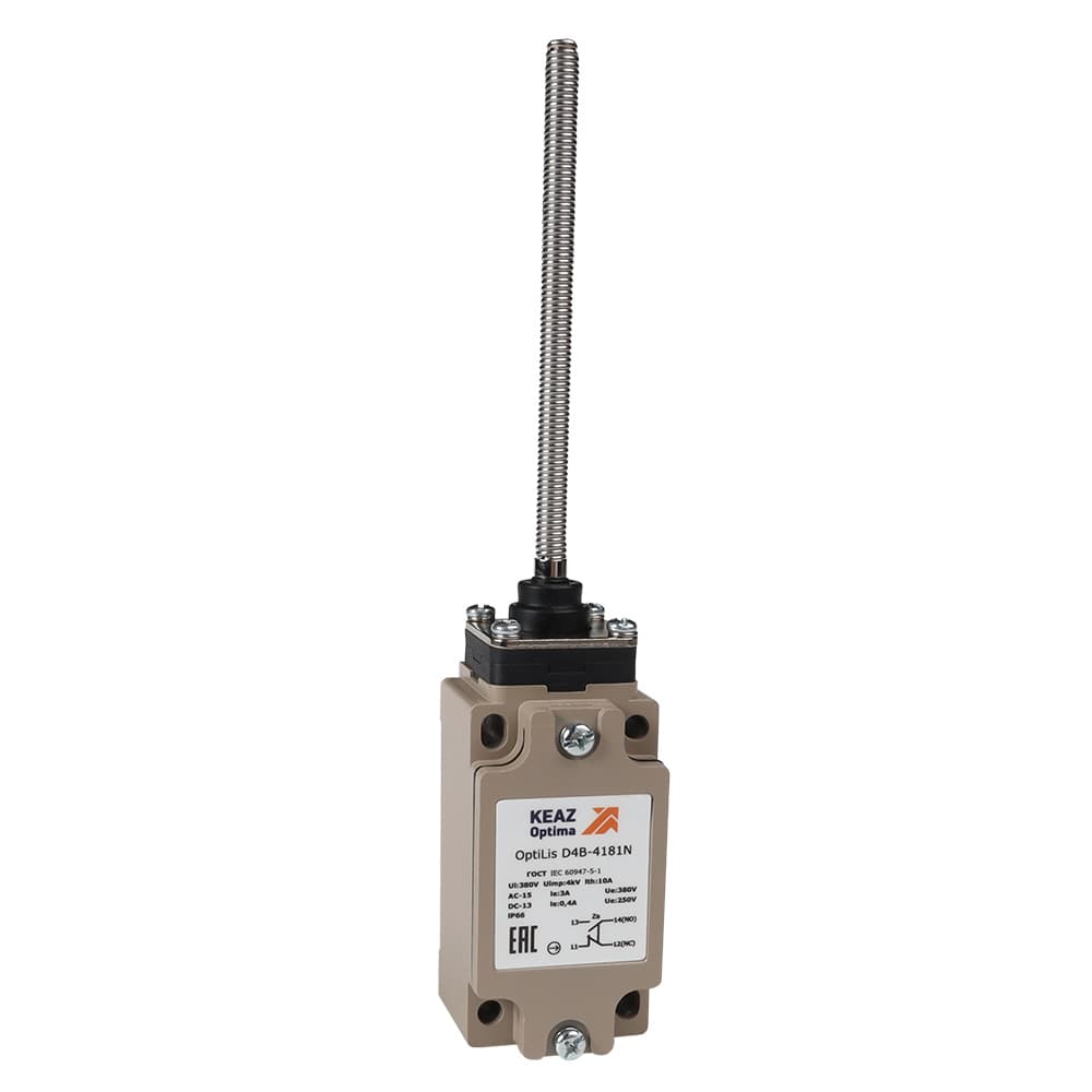 Выключатель концевой OptiLiS D4B-4181N спиральная пружина