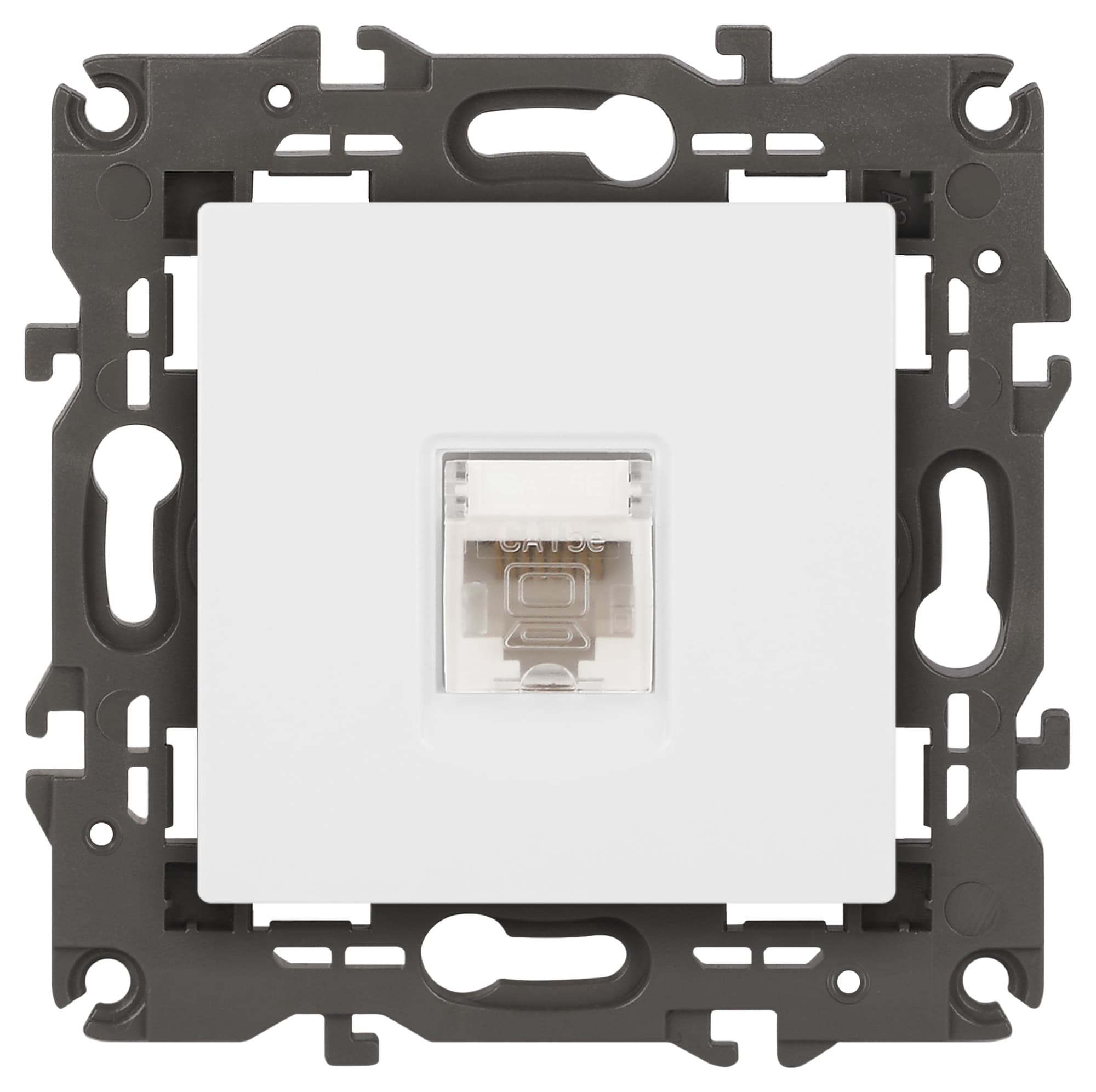 Розетка Elegance 14-3107-01М RJ45, белый матовый