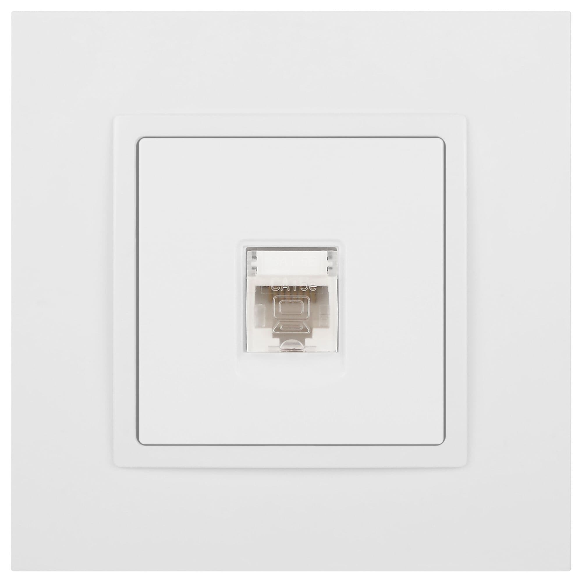 Розетка Elegance 14-3107-01М RJ45, белый матовый