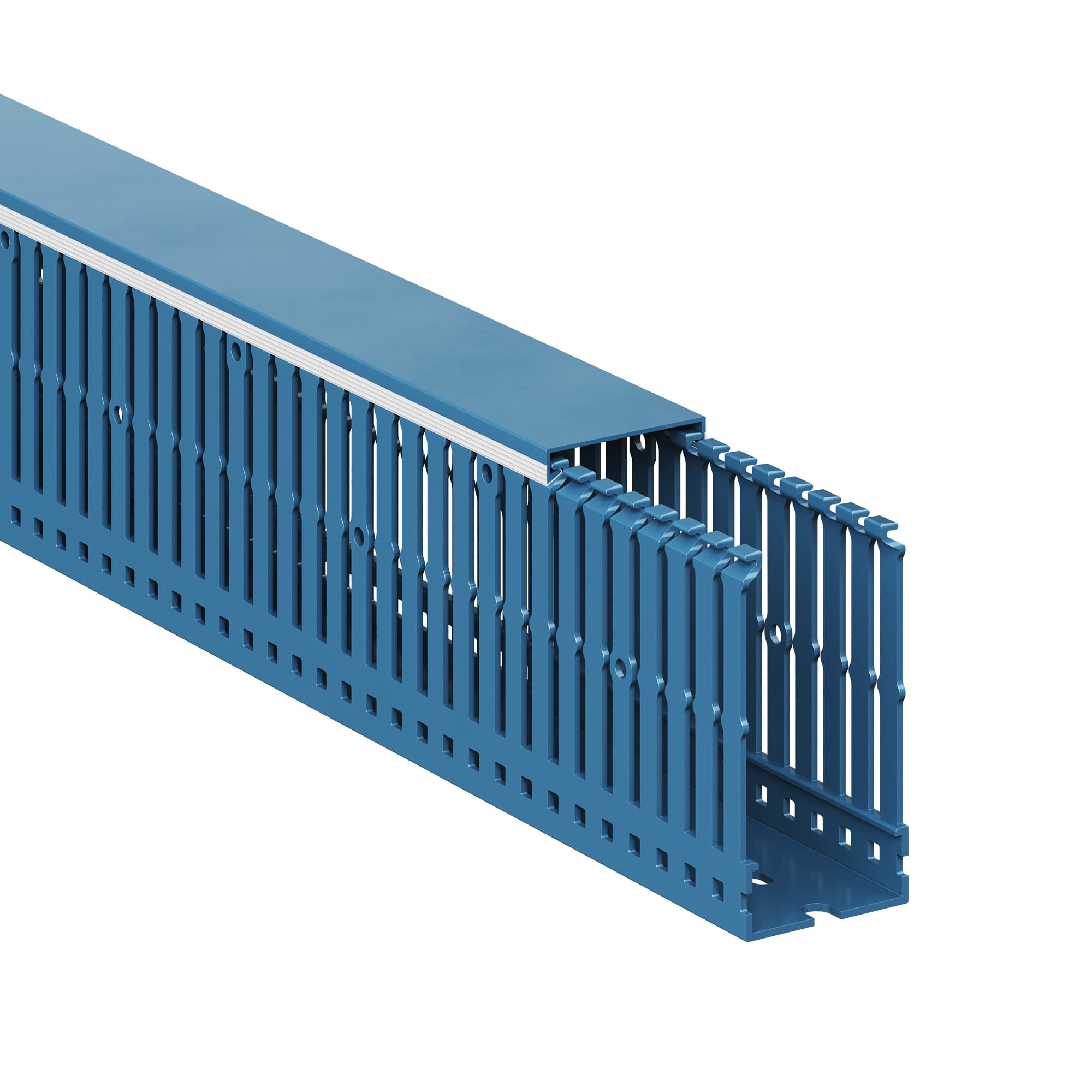 Короб перфорированный синий RL6 40x80