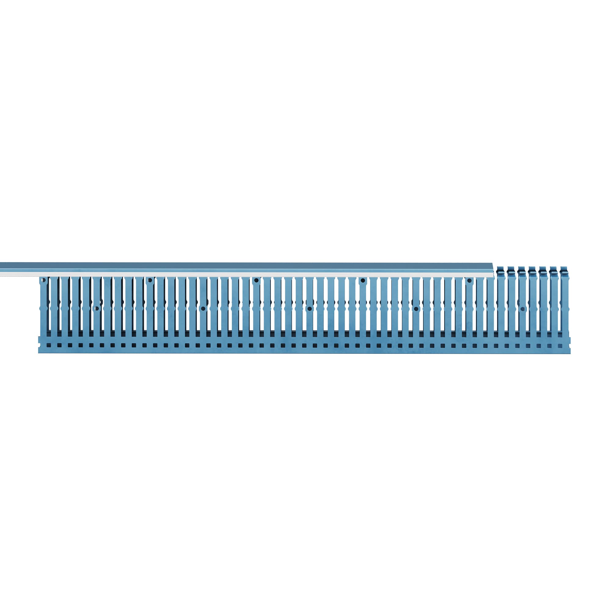 Короб перфорированный синий RL6 40x80