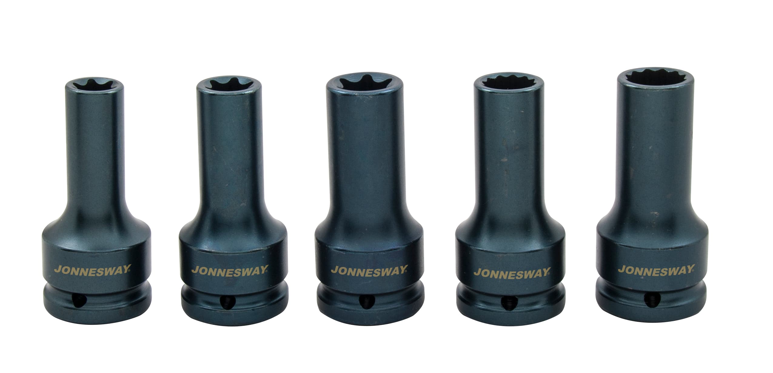 Набор торцевых головок 3/4''DR E18 / E20 / E24 / 17 мм/19 мм 12-гр. Для болтов ГБЦ MAN