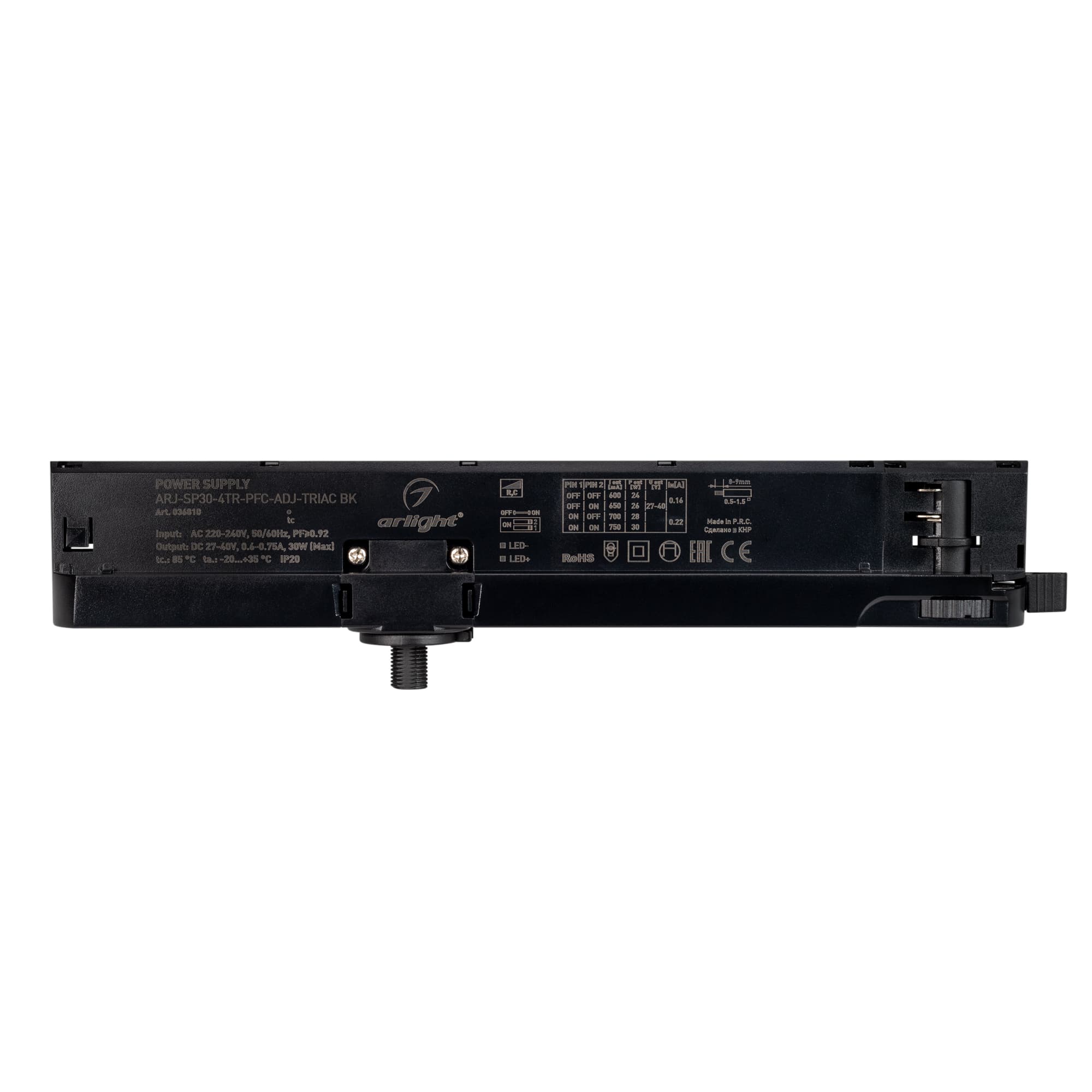 Держатель ARL-MOONLIGHT-R25-CLIP-TN CLEAR ARP, пластик
