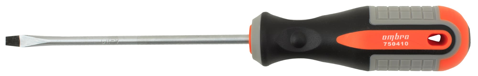 Отвертка стержневая шлицевая ROUND GRIP, SL4x100 мм