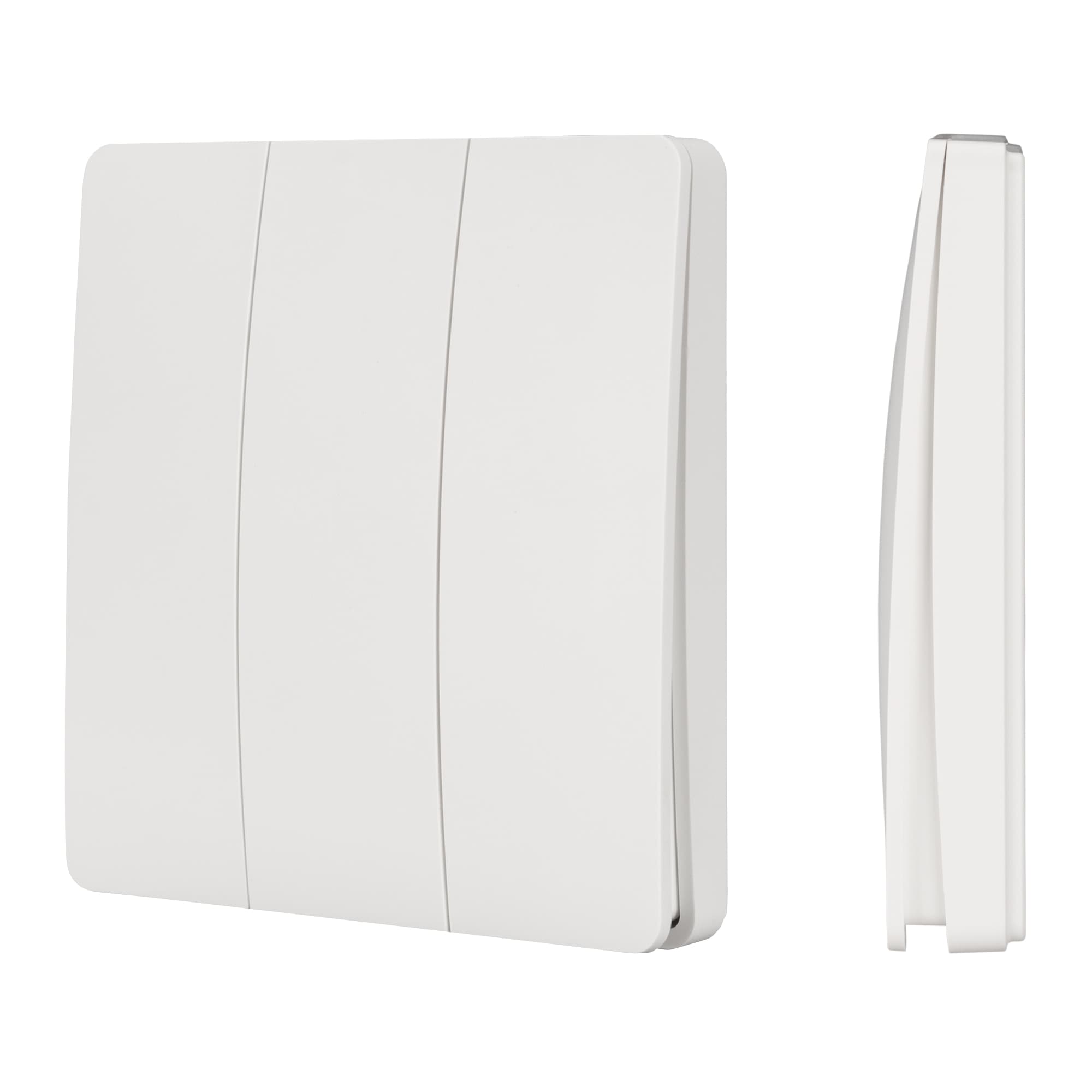Панель управления кнопочная INTELLIGENT ARLIGHT KINETIC-801-22-3G-WP-SUF White (No battery, IP67, 433Mhz) (IARL, IP67 пластик, 3 года)