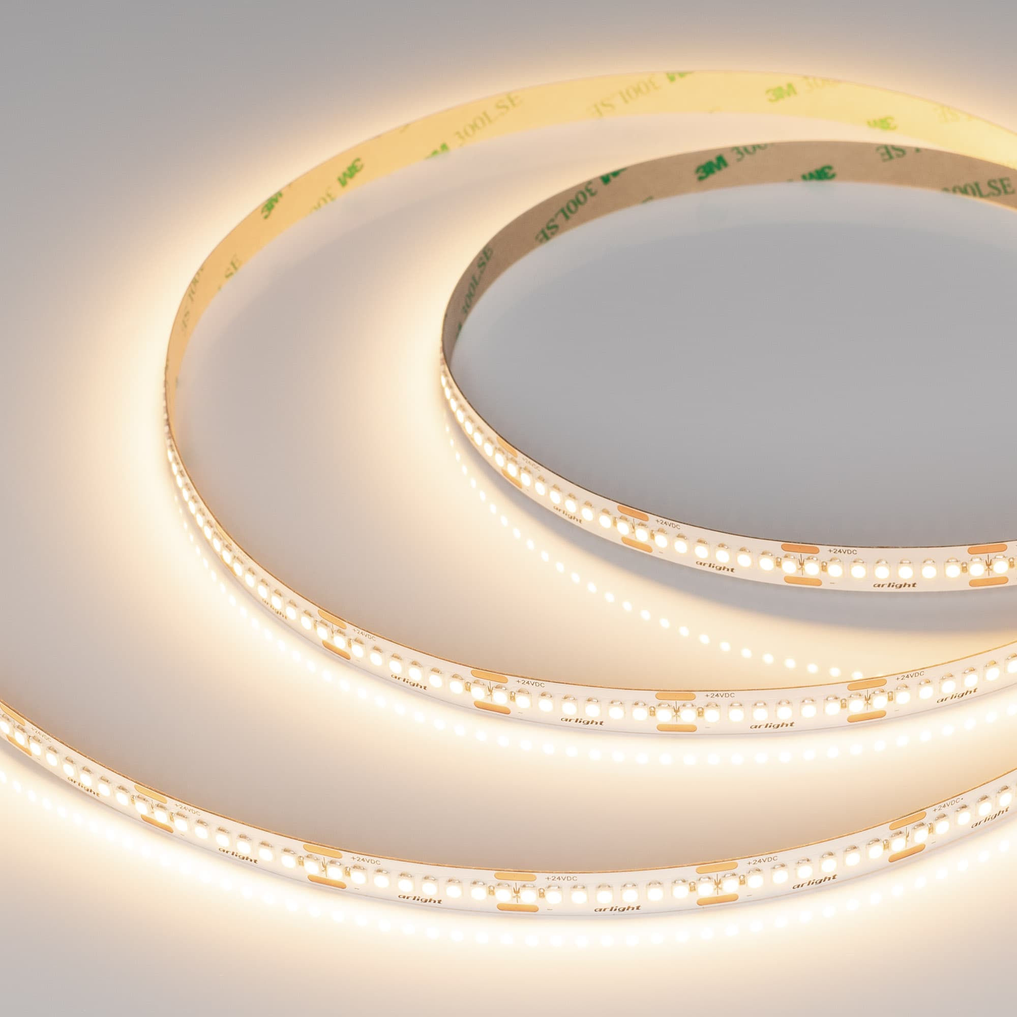 Лента светодиодная 19 Вт/м 24В IP20 3000K 240LED/м UL/RTW-A240-10-12mm SMD 2835 5 м