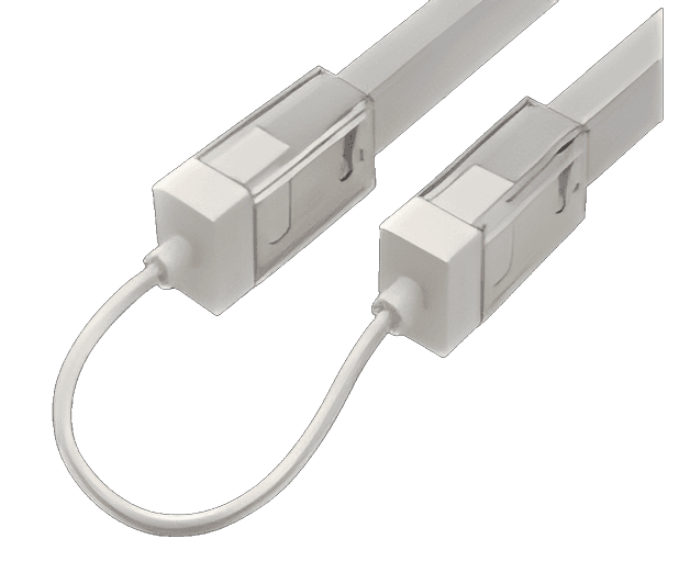 Разъем гибкий с проводом для LED ленты NEON 1120 HB IP65 (1шт)