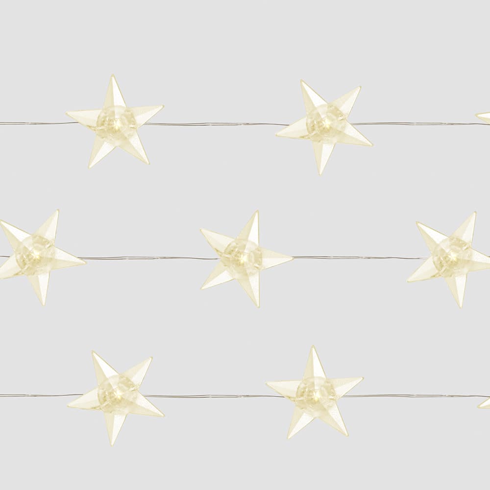 Гирлянда линейная Звездочки LED 2700К 4.5 м USB