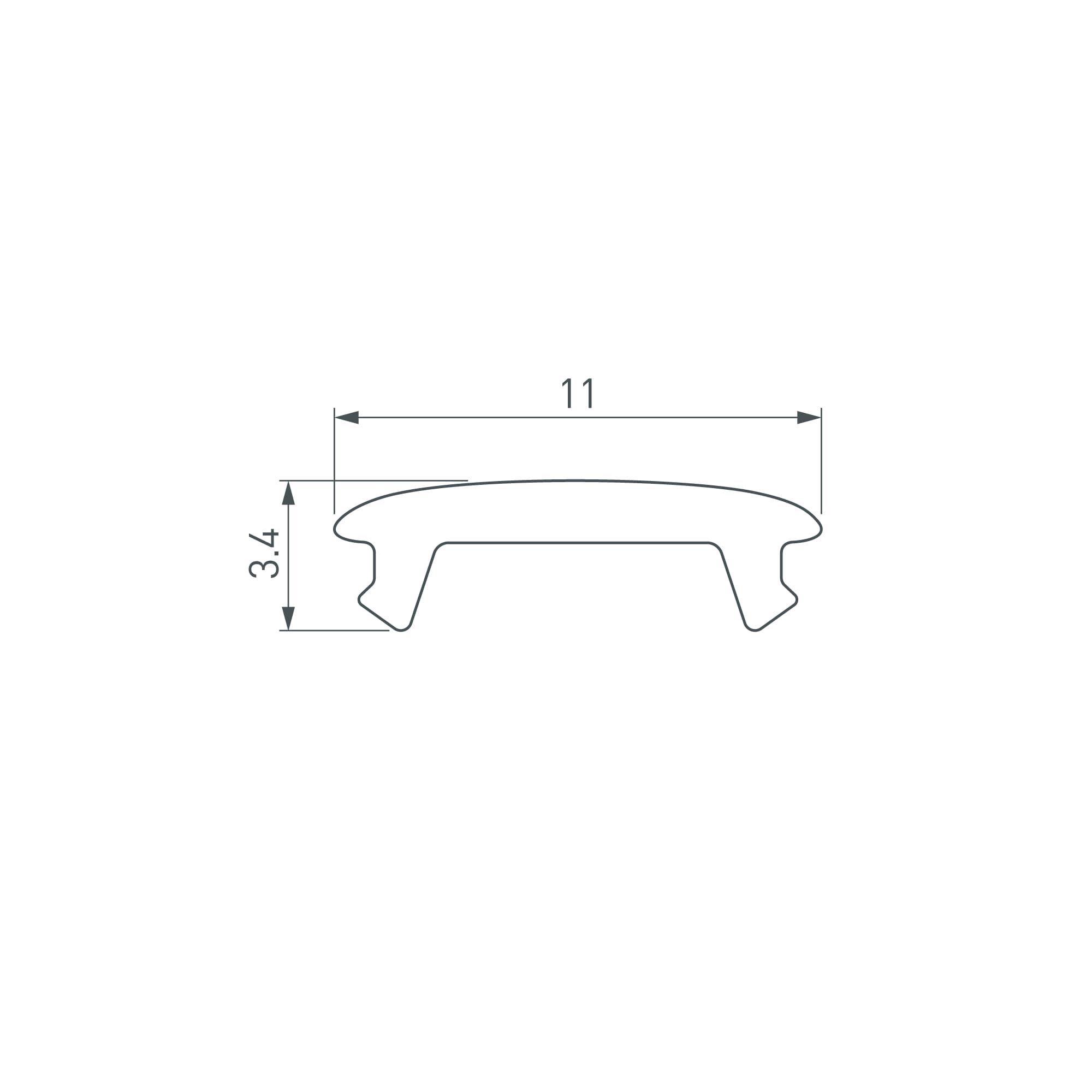 Экран STRETCH-SHADOW-10m OPAL-PVC (A2-CONTOUR-PRO)