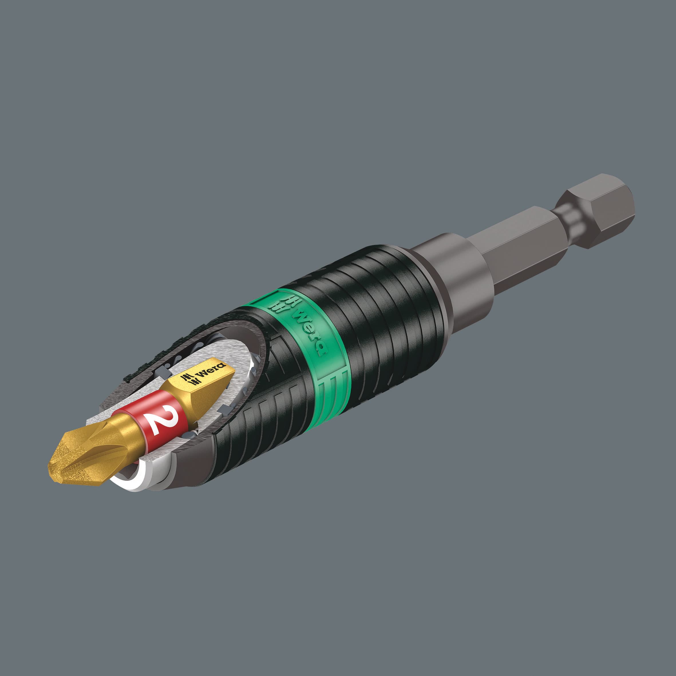 Битодержатель 897/4 R BiTorsion Rapidaptor с быстрозажимным патроном хвостовик 1/4 E 6.3 1/4X75 мм