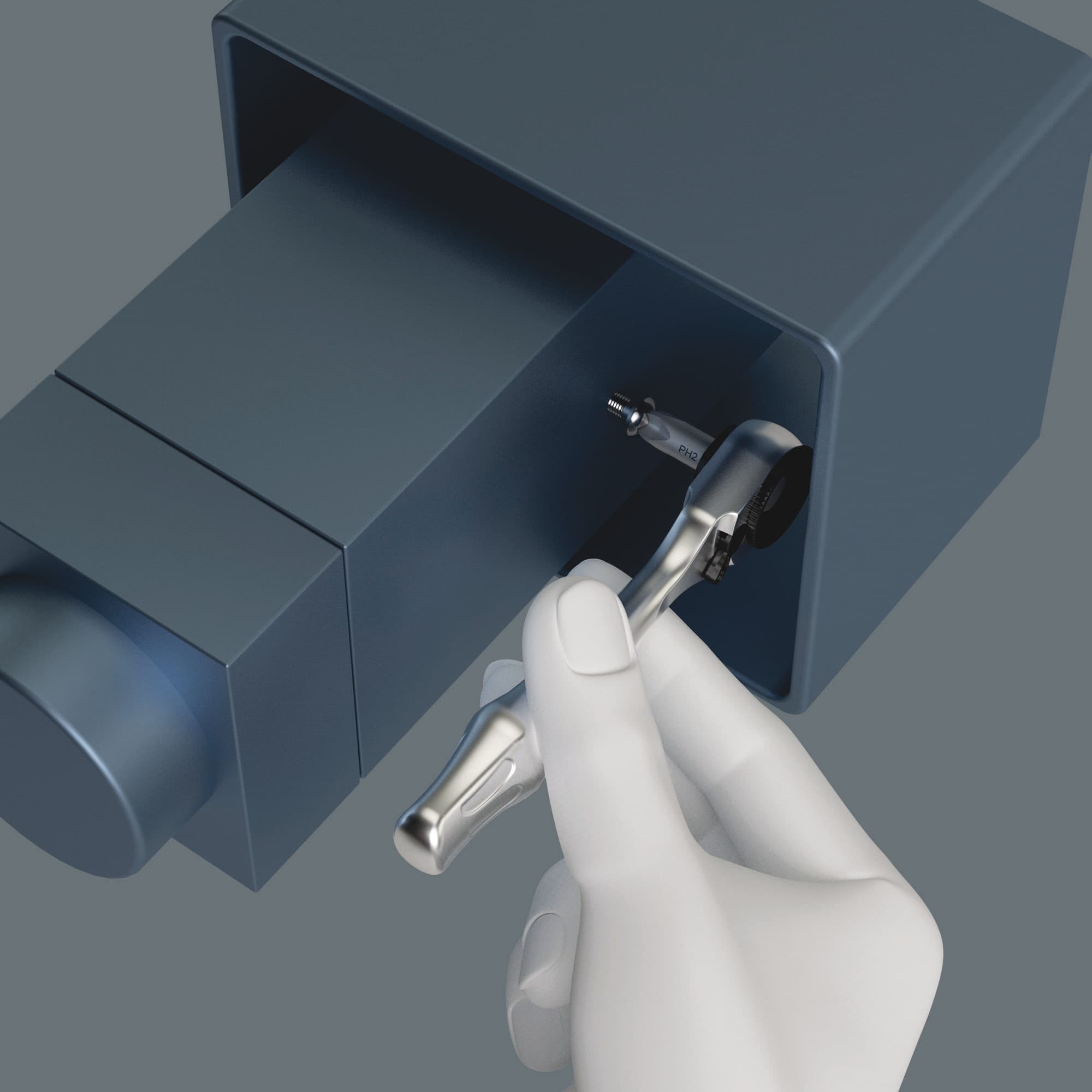 Набор бит Bit-Check 30 Zyklop Mini 1 с трещоткой 31 предмет