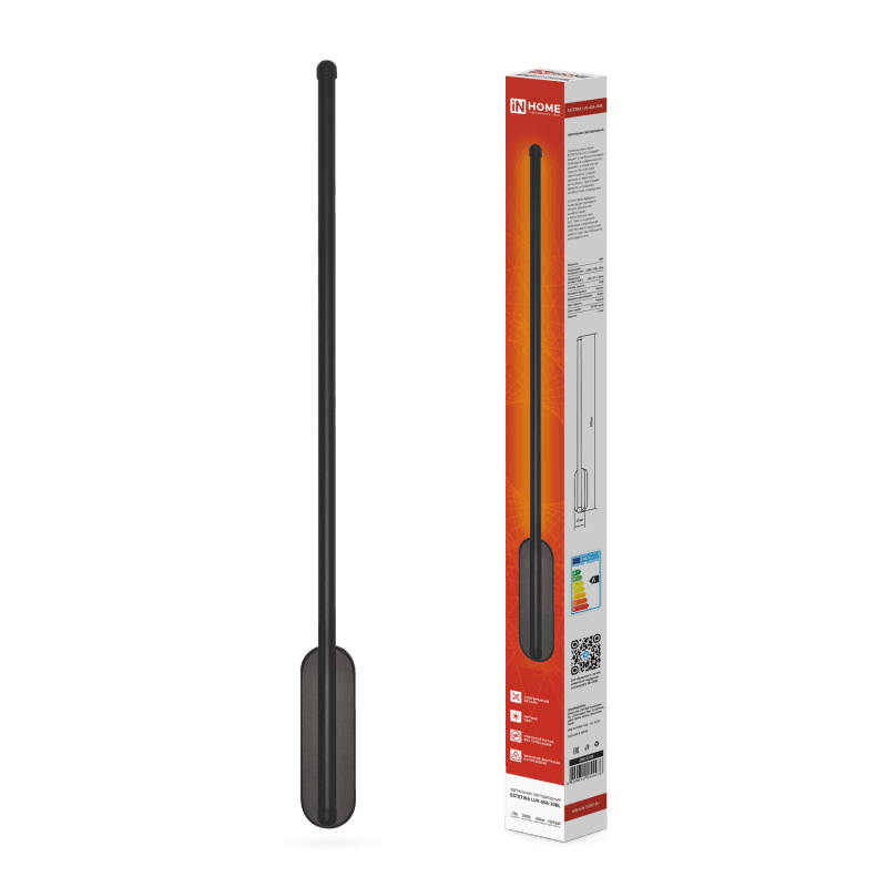 Светильник светодиодный ESTETIKA LUV-60A-30BL 10Вт 230В 3000K 700Лм 600х50x25 черный IN HOME