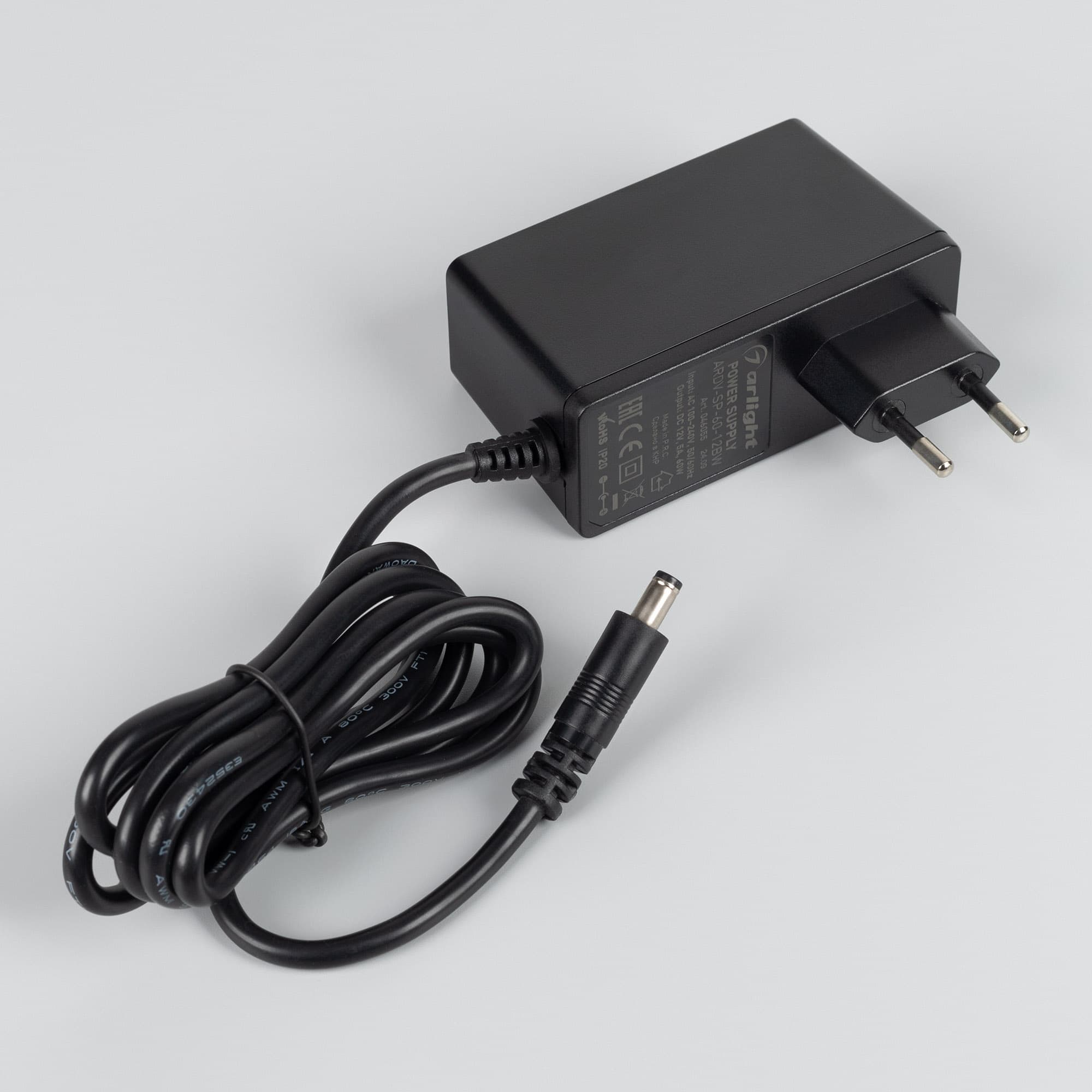 Блок питания ARDV-SP-60-12BW (12V, 5A, 60W) (Адаптер, 5 лет)