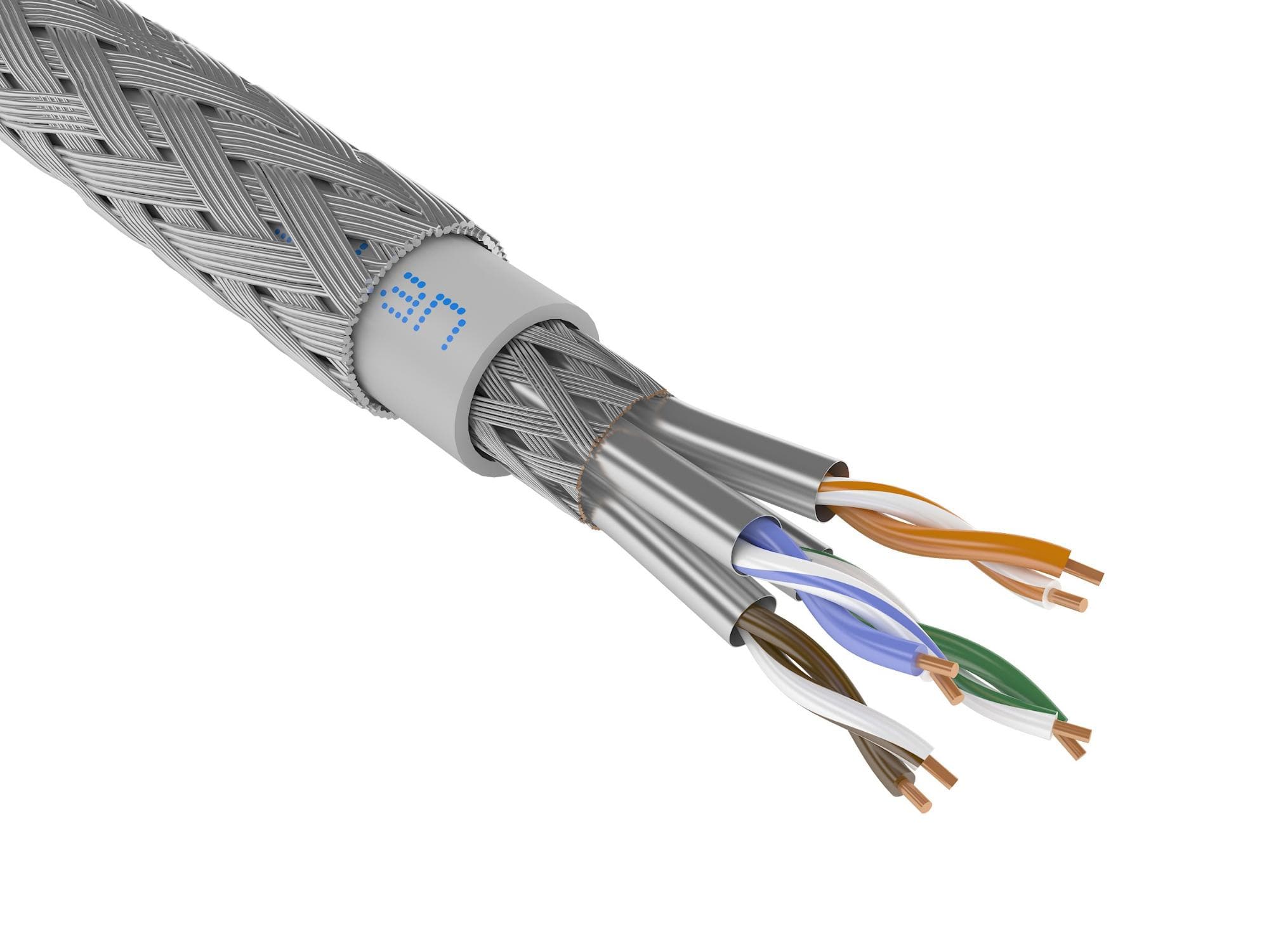Витая пара ParLan ARM S/FTP Cat 6A PVC 4х2х0.57