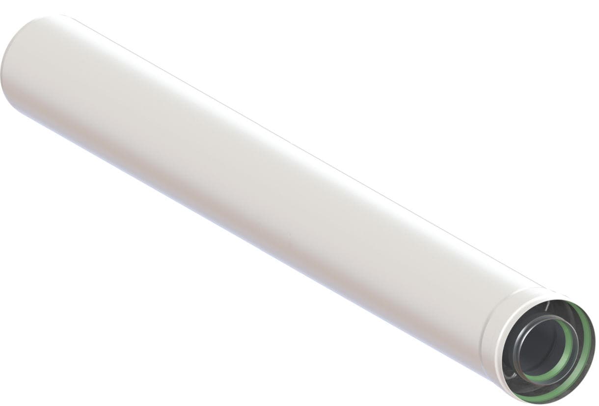Удлинение коаксиальное d 80/125 мм L 500 мм