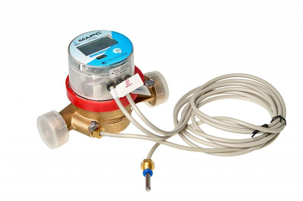 Теплосчетчик механический СТК МАРС NEO-20 О 1,5 RF (механический, для установки на обратный трубопровод, Ду20, монтажная длина 130 мм, qp=1.5 м3/ч, Pмах=16 кгс/см2, tмах=105 °С, беспроводной интерфейс LoRaWAN, оптопорт, без комплекта монтажных ч