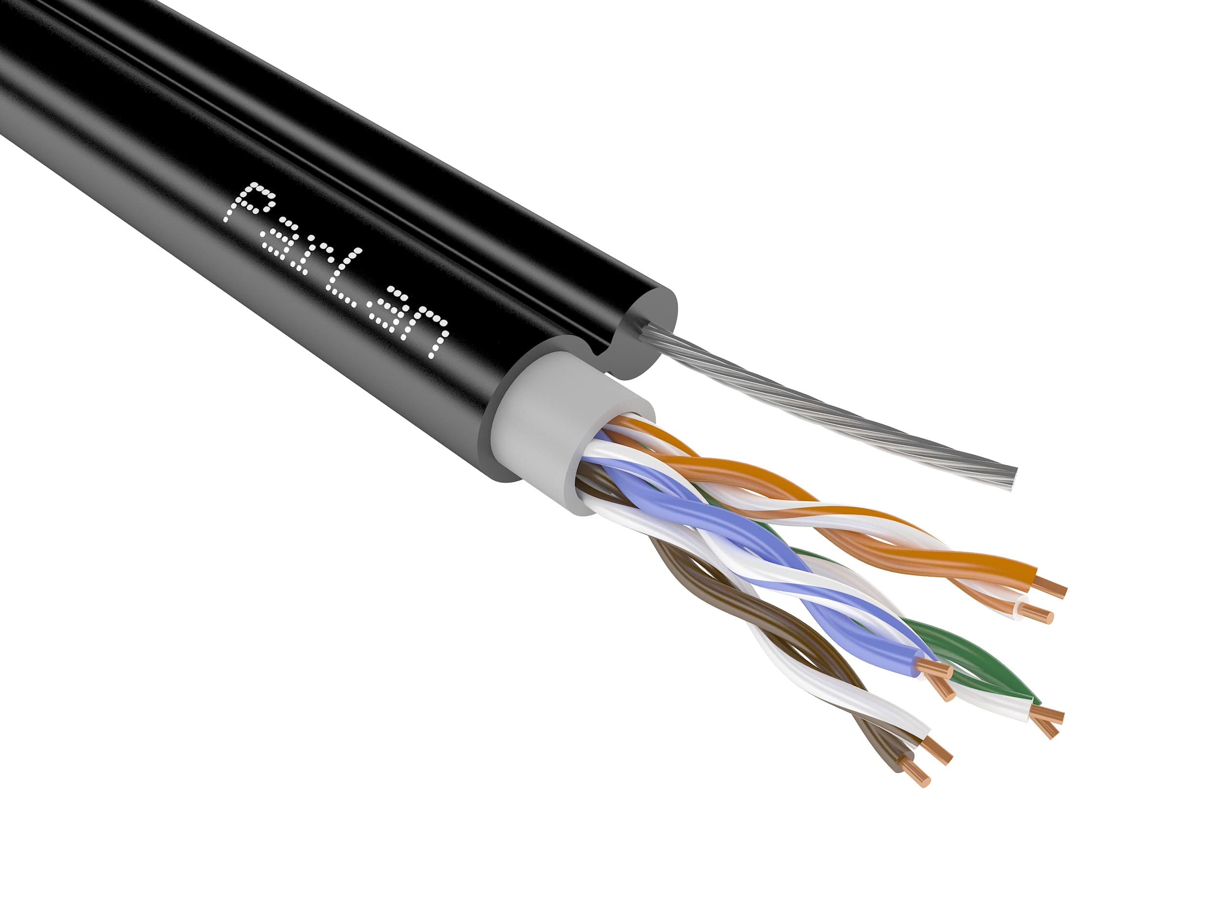 Витая пара ParLan U/UTP Cat 5e 4х2х0.52 PVC/PEtr