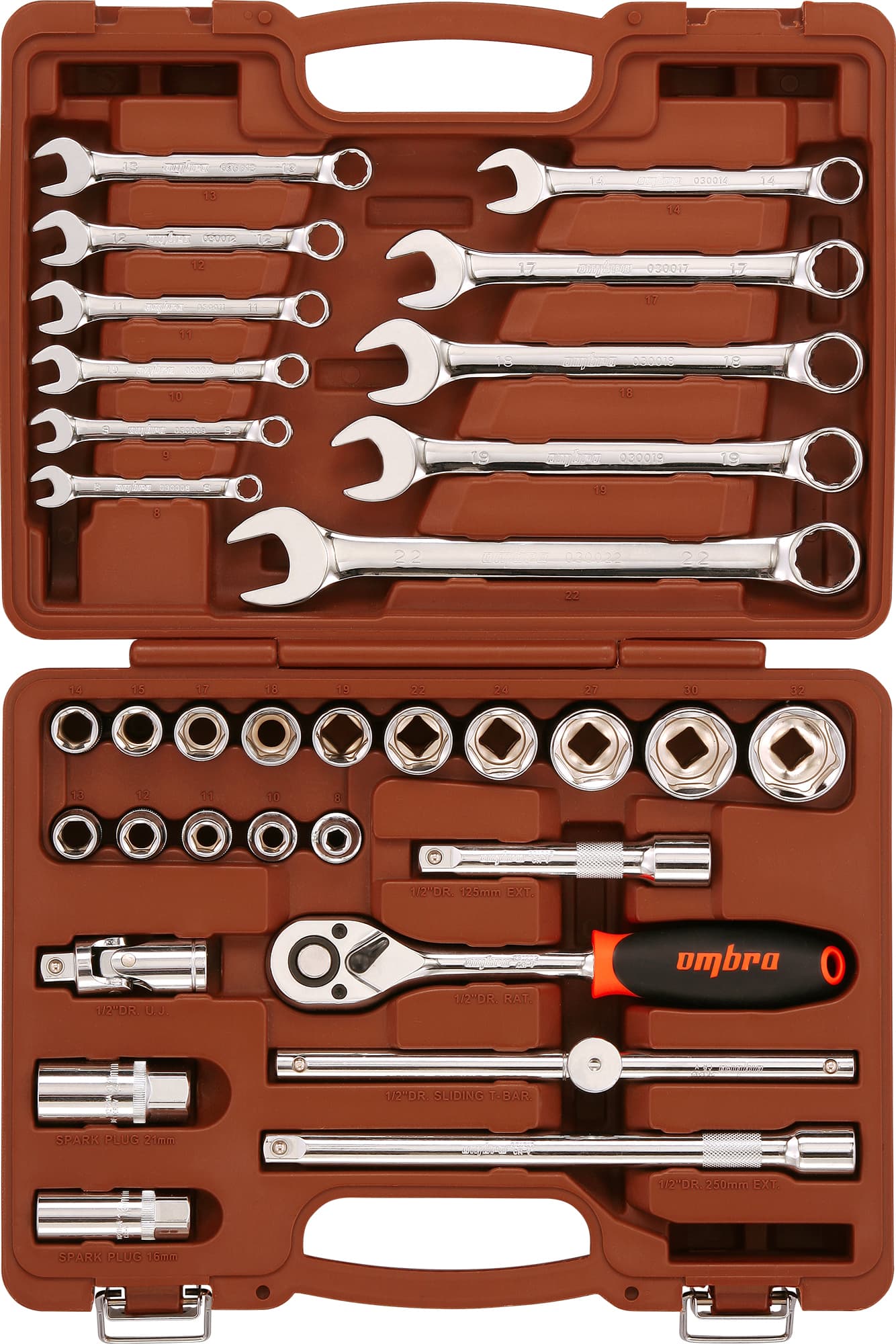Набор инструмента универсальный 1/2''DR, 33 предмета