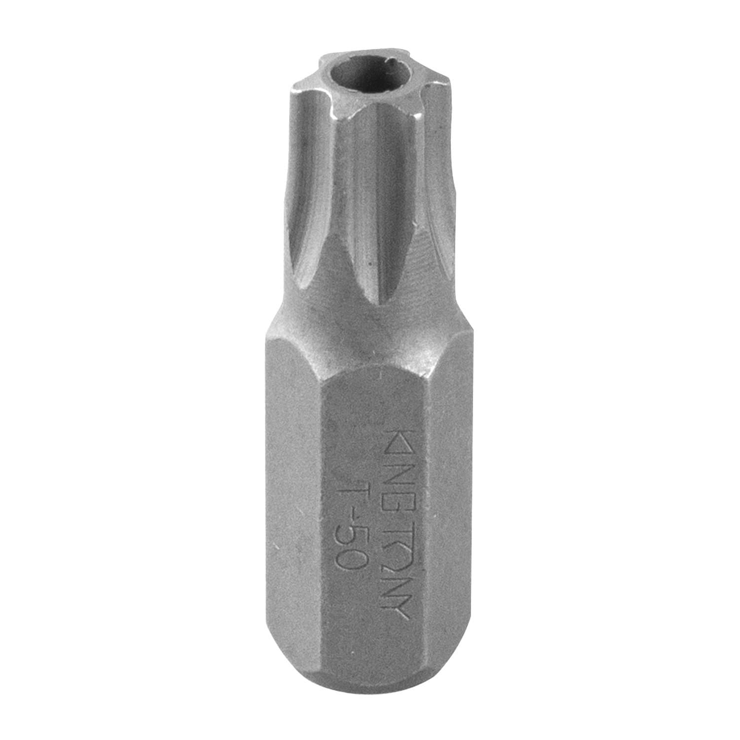 Вставка (бита) торцевая 10 мм, TORX, Т50, L = 36 мм, с отверстием