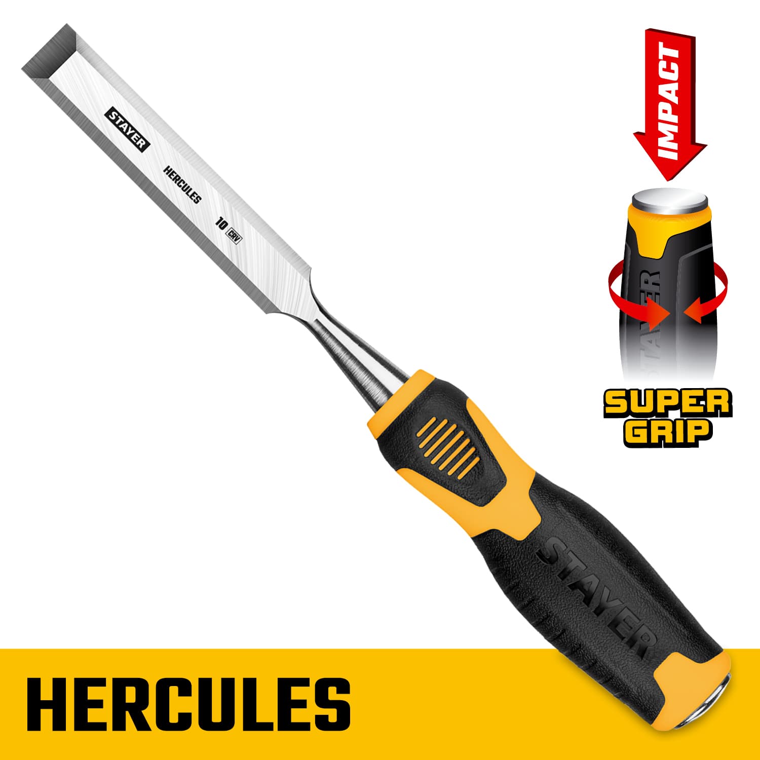 Стамеска по дереву Hercules 10 мм
