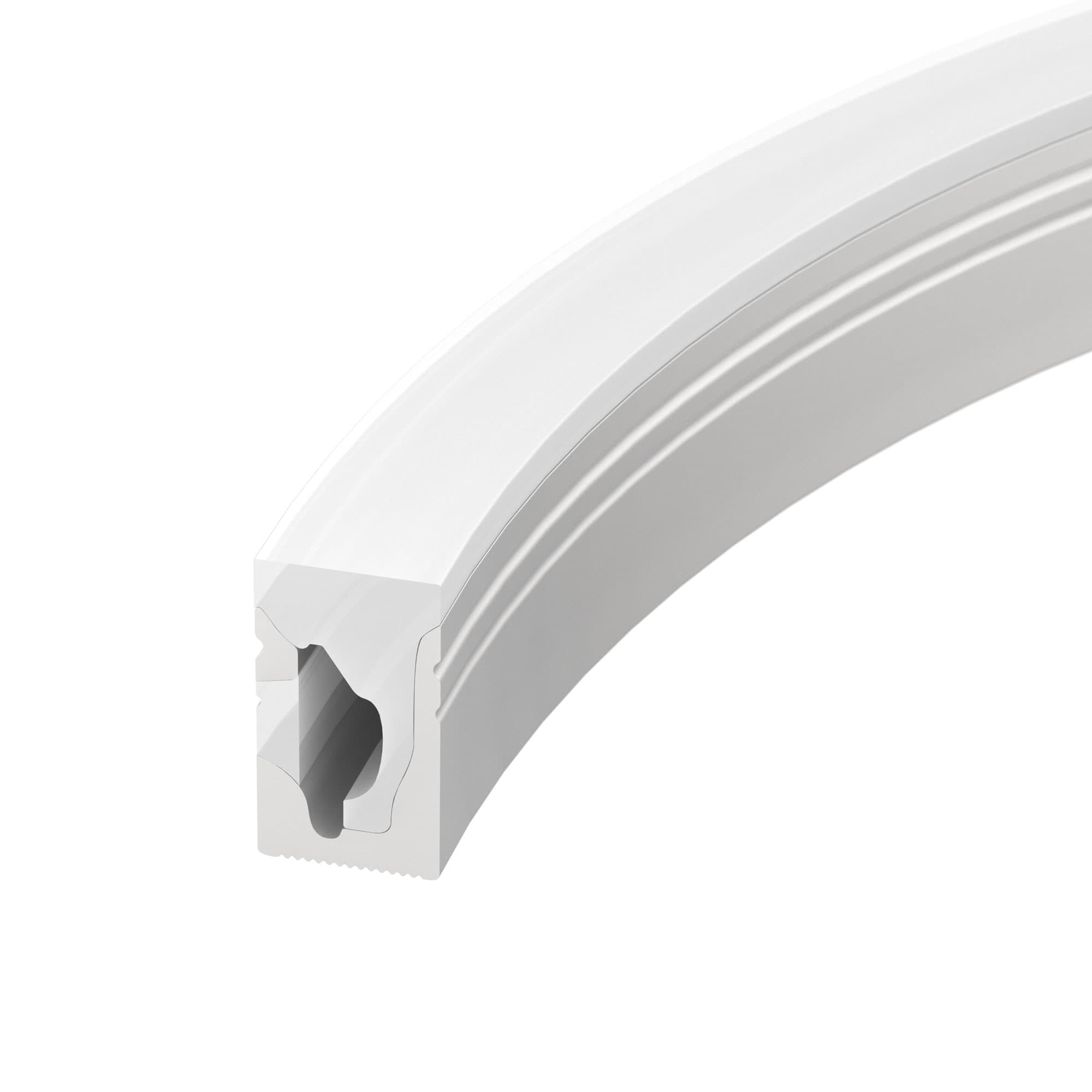 Профиль силиконовый WPH-FLEX-1018-SIDE-S10-5m WHITE (Силикон)