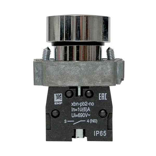 Кнопка BA21 черная NO IP65
