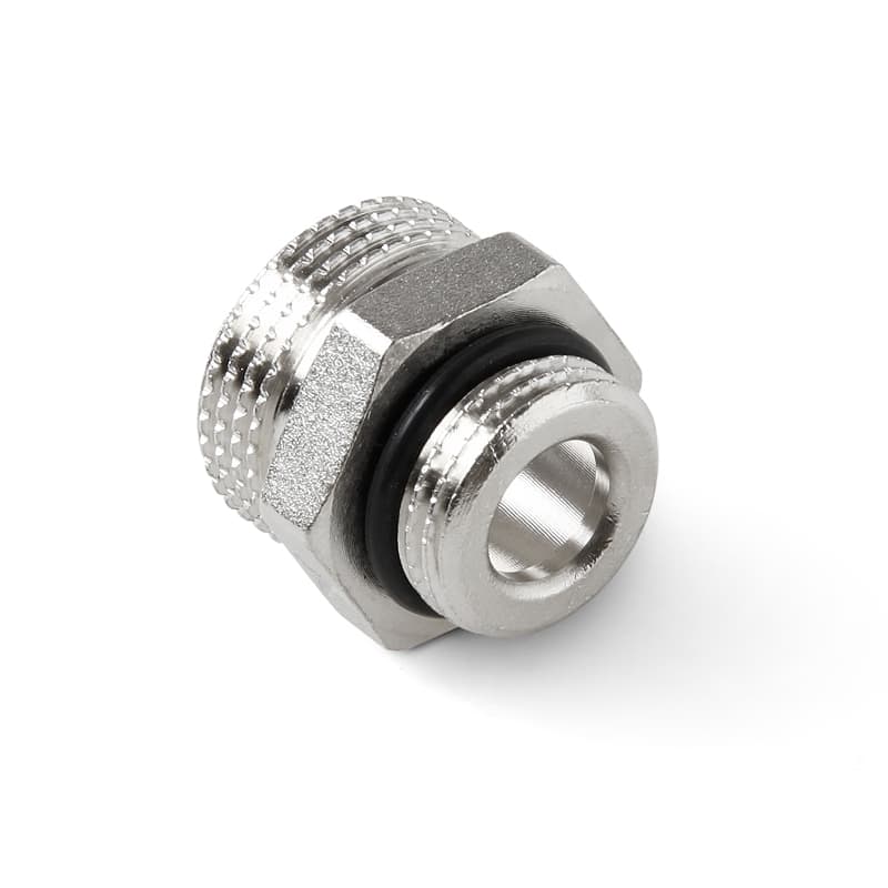 Ниппель латунный резьбовой переходной, евроконус, Н 1/2X3/4E