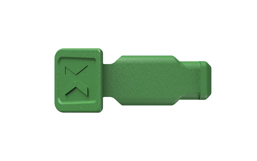 Клипса цветная, зеленая, 10 шт, для маркировки инструмента KNIPEX, ColorCode Clip