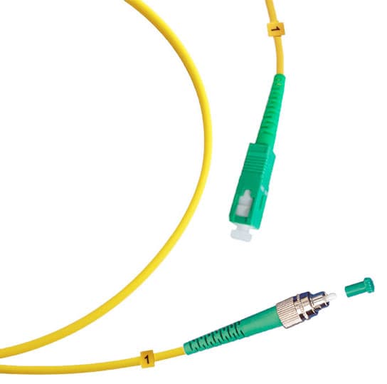 Патч-корд оптический simplex 15м FC/APC-SC/APC 9/125 sm LSZH