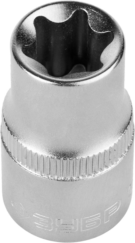 Головка торцовая ''Мастер'' (1/2''), Cr-V, E-TORX, хроматированное покрытие, E18
