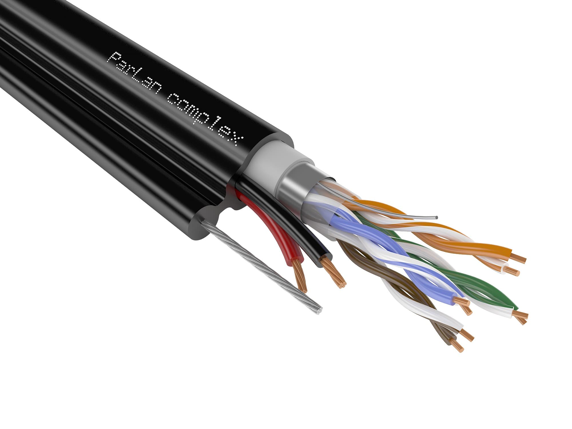 Витая пара ParLan complex F/UTP 4 Cat 5e PVC/PEtr 2х0.5