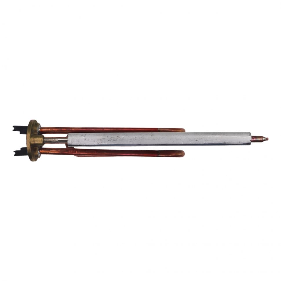 КОМПЛЕКТ: ТЭН RCF 1500W, медь, D48мм, М6, 220V + анод М6