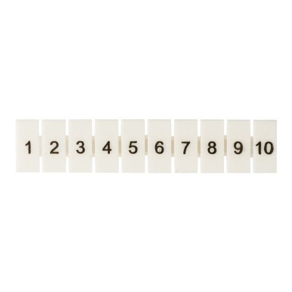 Маркеры для UT/ST/Push-in 6 с нумерацией 1-10 (100 шт.) EKF