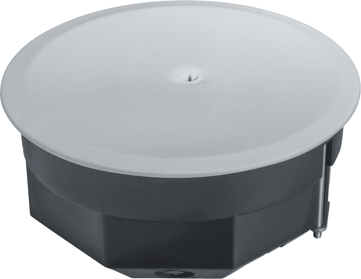 Коробка NSS-DB-HW-103-50-BL распаячная скрытого монтажа с мет. лапками и крышкой черная d103х50