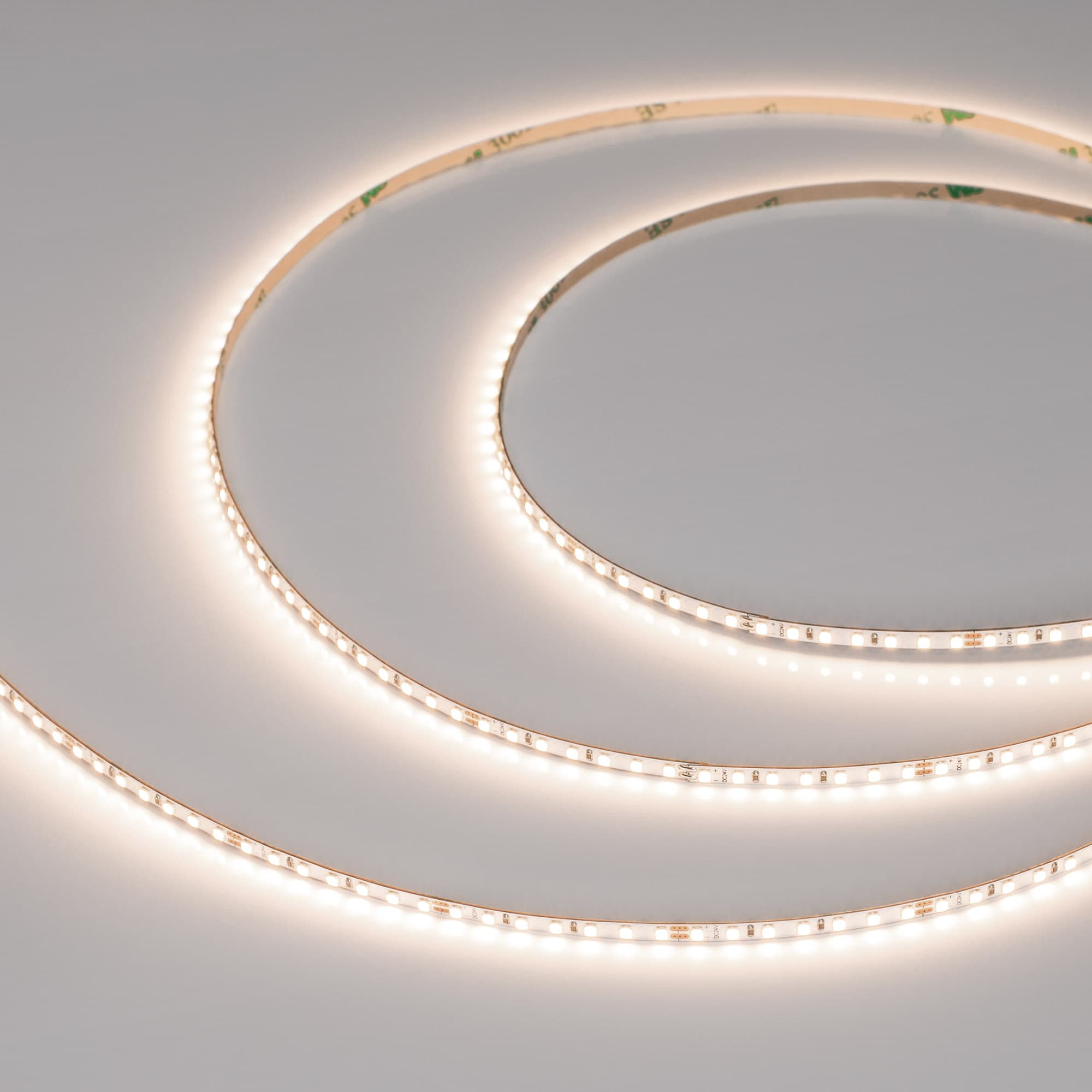 Лента светодиодная 7 Вт/м 24В IP20 3500K 182LED/м MICROLED-M182-3.5mm  SMD 2216 5 м