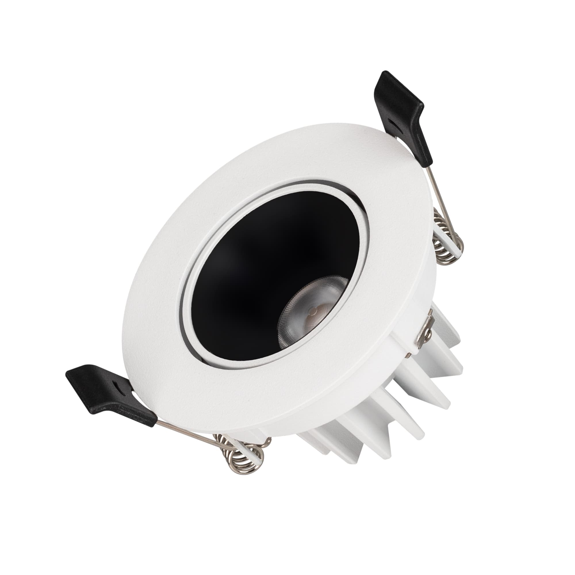 Светильник MS-FORECAST-BUILT-TURN-R82-8W Warm3000 WH-BK 32 deg 230V IP20 металл 5 лет