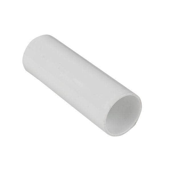 Муфта соединительная для трубы 16мм  белая Plast
