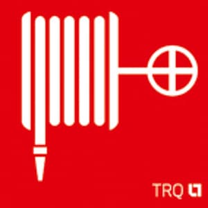 Наклейка для светильника ППБ 0001 Пожарный кран 130х130
