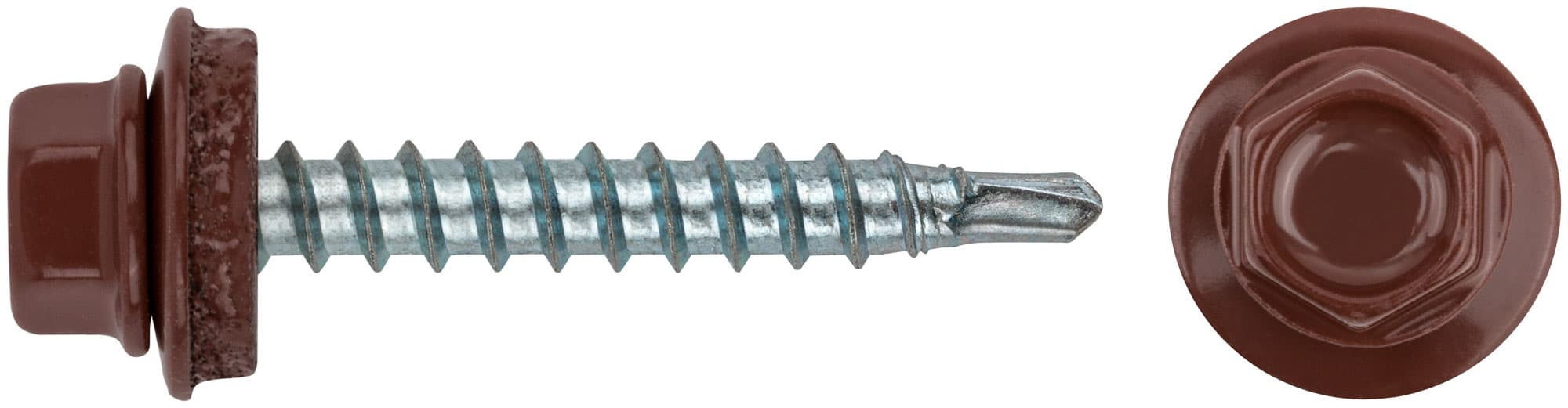 Шуруп кровельный 4,8х32 сверлоконечный (100шт)